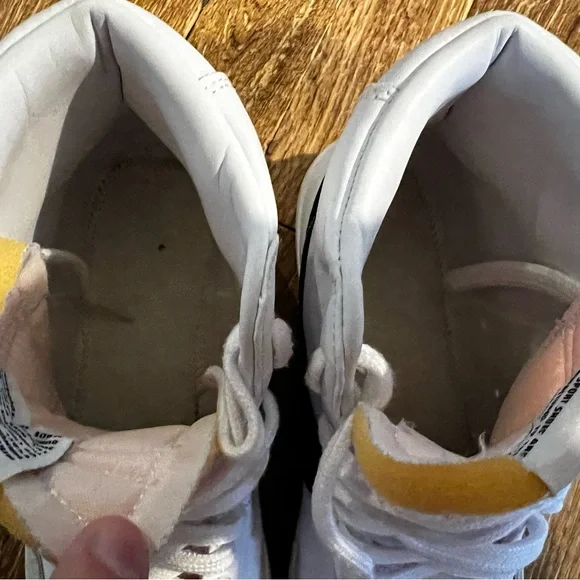 Nike Blazer Mid '77 Vintage black white high top leather shoe ~Women’s Size 9 - Picture 7 of 10